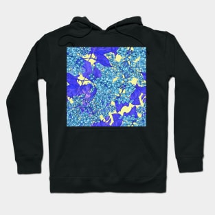 Popart lilac psy Hoodie